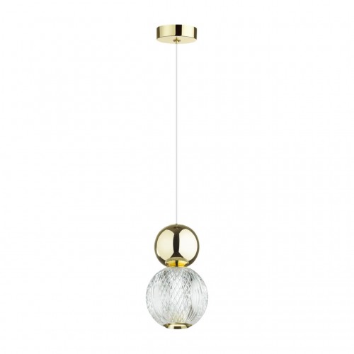 5008/7L L-VISION ODL23 419 золотой/прозрачный/металл/акрил Подвес LED 7W 4000K 350Лм CRYSTAL