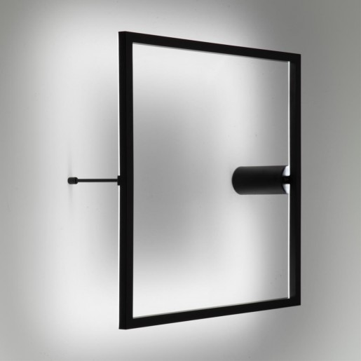 4385/24WL HIGHTECH ODL23 121 черный/металл Настенный светильник IP20 RGB динамическая подсветка ПДУ в комплекте LED 24W 3000K OMEN