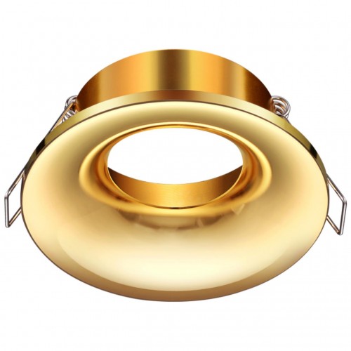 370641 NT19 086 золото Встраиваемый светильник IP20 GU10 50W 220V METIS