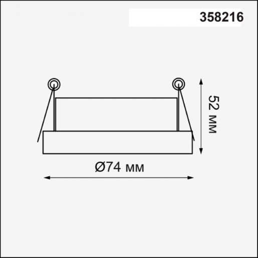 358216 NT19 036 серый База встраиваемая для модулей с 358225-358232 IP20 OKO