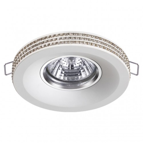 370444 NT19 114 белый Встраиваемый светильникк IP20 GU10 50W 220V LILAC