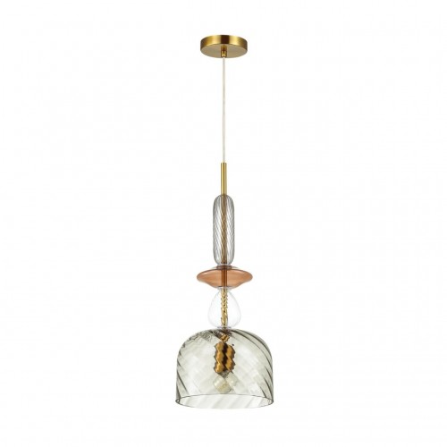 4647/1 ODL20 370 золотой/коричневый/разноцветный Подвес E27 60W 220V BELLA