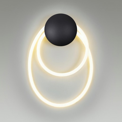 4391/20WL HIGHTECH черный/металл/канат Настенный св-к IP20 LED 20W 785Лм 4000K CORDA