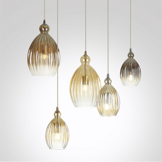 4712/1A ODL21 янтарный/бронзовый Подвес E27 60W STORZO