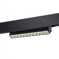 358543 SHINO NT21 036 черный Трековый светильник для низковольного шинопровода IP20 LED 4000K 12W 48V FLUM