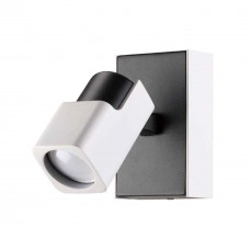 3491/1W ODL18 097 белый с черным Настенный светильник IP20 GU10 1* 50W 220V DARAVIS