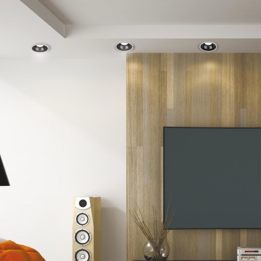 358699 SPOT NT21 207 белый/черный Светильник встраиваемый светодиодный IP20 LED 4000К 30W 100-265V KNOF