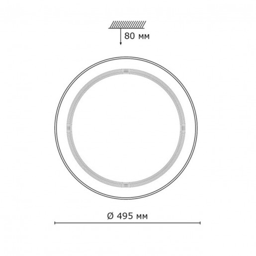 2011/D SN 096 св-к LIGA пластик LED 48Вт 4000K D495 IP43