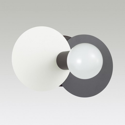 3783/1W LN19 072 черный, белый, серый Бра E27 1*60W 220V ALOY