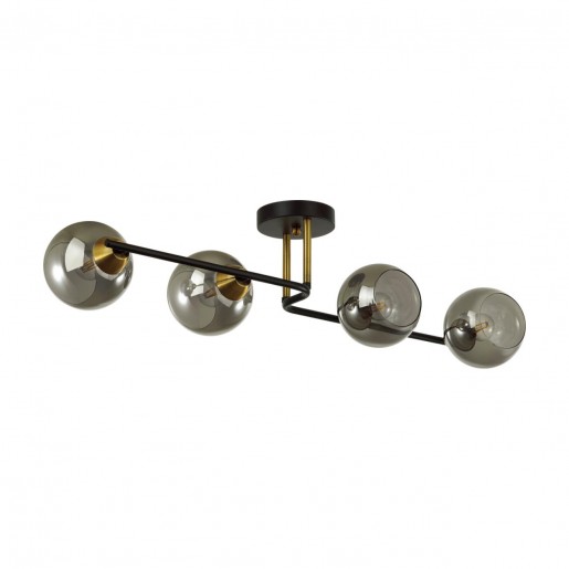 5217/4C MODERNI черный, бронза Люстра потолочная E27 4*60W 220V JANET