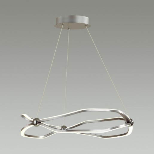 5001/45L L-VISION (ВНЕ КАТАЛОГА) ODL23 никель/хром/металл/ПВХ Люстра LED 45W 4000K PORTA