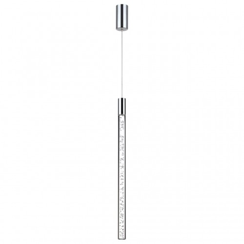 4370/5L HIGHTECH ODL23 107 хром полированный/акрил с пузырьками Подвесной св-к IP20 LED 5W 200Лм 3000K SPARKY