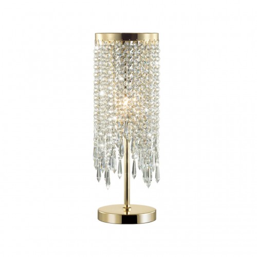 5028/1T MODERN ODL23 429 золотой/прозрачный металл/хрусталь Настольная лампа E14 1*40W CHOKKA