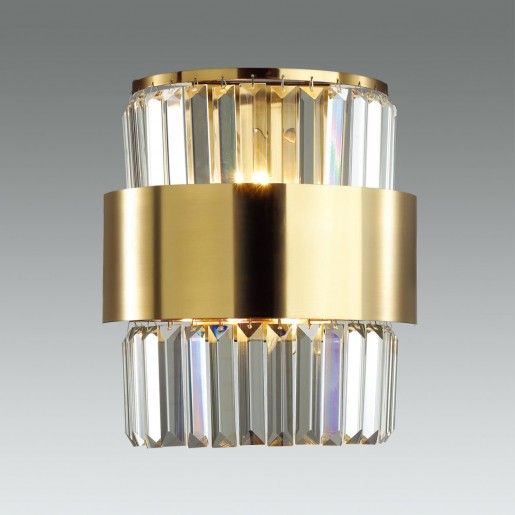 4840/2W HALL ODL21 331 золото/металл/стекло/хрусталь Бра E14 2*40W LEPART