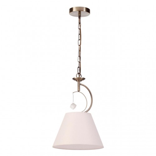 4469/1 LN20 227 античная латунь, белый Подвес E27 1*60W 220V LEAH