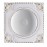 357615 NT18 141 белый/золото Встраиваемый светильник IP20 LED 3000K 12W 85-265V NOVEL