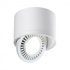 358811 OVER NT21 151 белый Светильник накладной светодиодный IP20 LED 9W 770Лм 4000K 220V GESSO