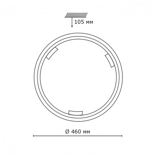 260 SN 106 св-к GRECA WOOD стекло E27 2*100Вт D460