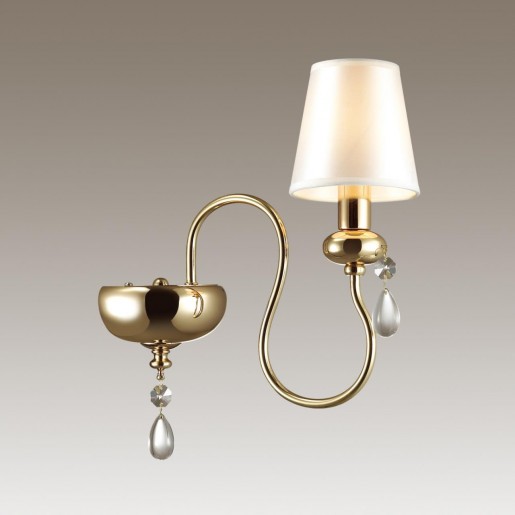 4723/1W ODL20 493 золотой/белый Бра E14 1*40W 220V MEKI