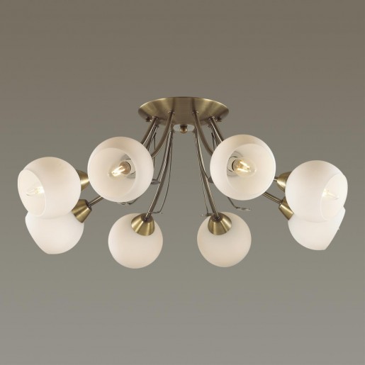 5265/8C COMFI LN23 античная латунь Люстра потолочная E14 8*40W 220V TULA