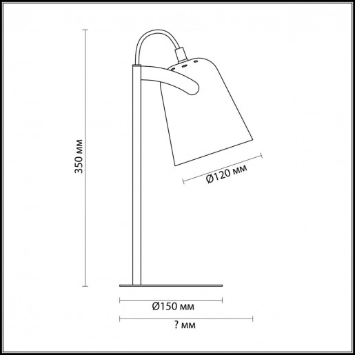 3652/1T LN18 271 белый/розовый Настольная лампа E14 4W 220V KENNY