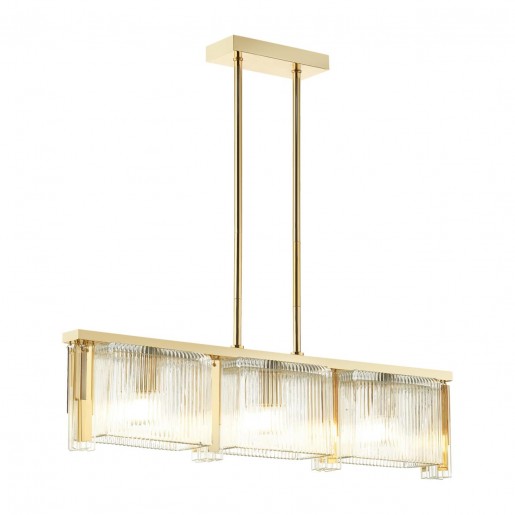 4877/3 HALL ODL_EX22 59 золотой/прозрачный/стекло Люстра E14 3*40W GATSBY