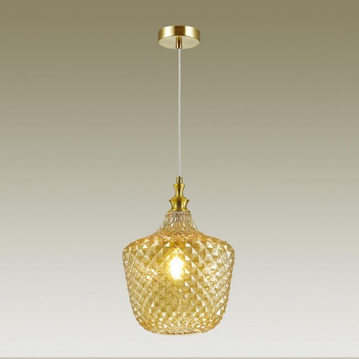 4705/1 ODL20 367 янтарный/бронзовый Подвес E27 60W 220V VITA