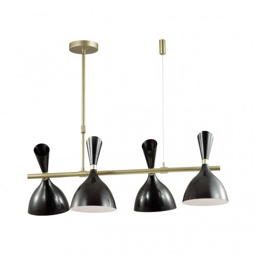 4665/4 ODL20 431 золотой/черный Люстра E14 4*40W 220V RASTO