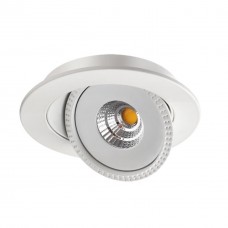 357576 NT18 080 белый Встраиваемый светильник IP20 LED 3000K 15W 85-265V GESSO