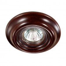 370089 NT15 117 темное дерево Встраиваемый светильник IP20 GX5.3 50W 12V PATTERN