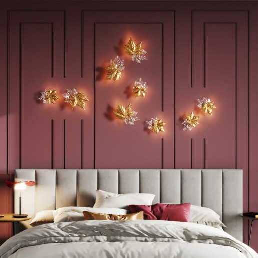 4371/3WL MIDCENT ODL23 201 золотое фольгирование/стекло Настенный св-к IP20 LED 3W 180Лм 3000K EVA