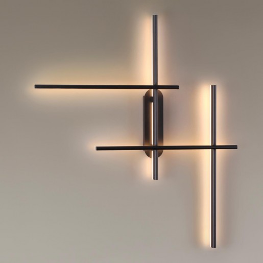 3890/36WL ODL20 35 черный/металл Настенный светильник LED 3000K 36W 220V RUDY