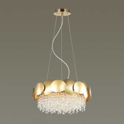 4636/4 ODL20 477 золото/хрусталь/металл Люстра E14 4*40W 220V ULLA