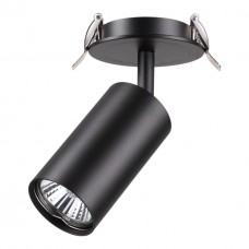 370416 NT19 101 черный Встраиваемый светильник IP20 GU10 50W 220V PIPE