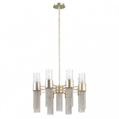 4631/17 ODL20 419 серебристый/стекло/металл.цепочки Люстра G9 17*5W 220V PERLA