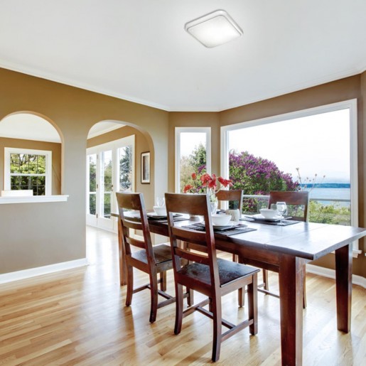 2014/E SN 097 св-к KVADRI пластик LED 72Вт 3000-6000K 500х500 IP43 пульт ДУ