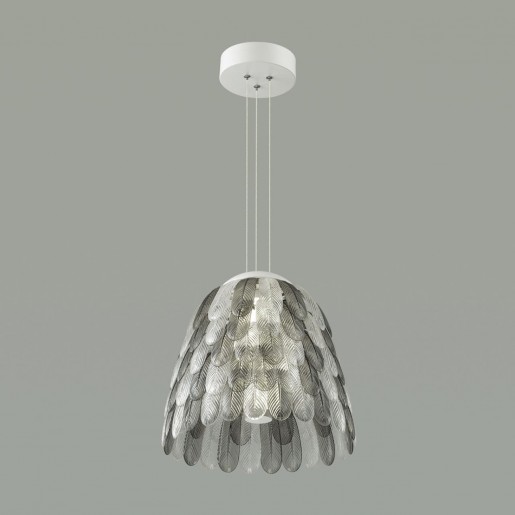 4176/57L ODL19 80 прозрачный/серый Подвес LED 57W PIUMI