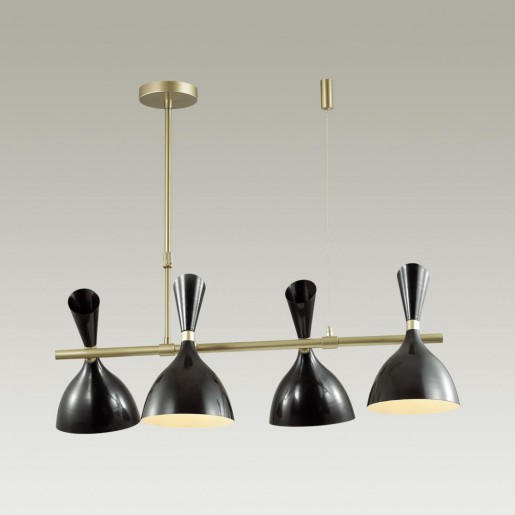 4665/4 ODL20 431 золотой/черный Люстра E14 4*40W 220V RASTO