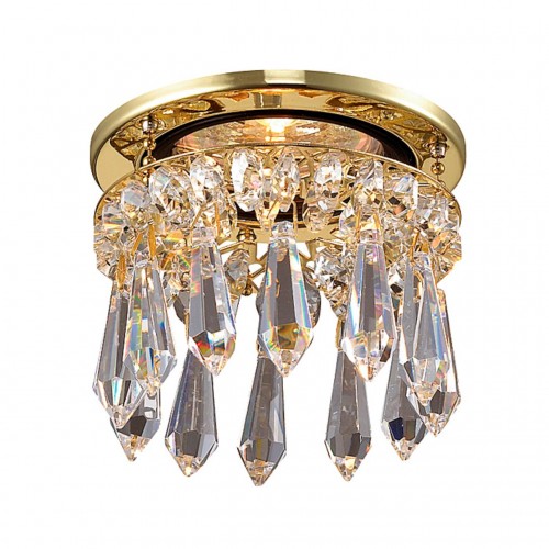 369331 NT09 122 золото/прозрачный Встраиваемый светильник IP20 GX5.3 50W 12V DROP