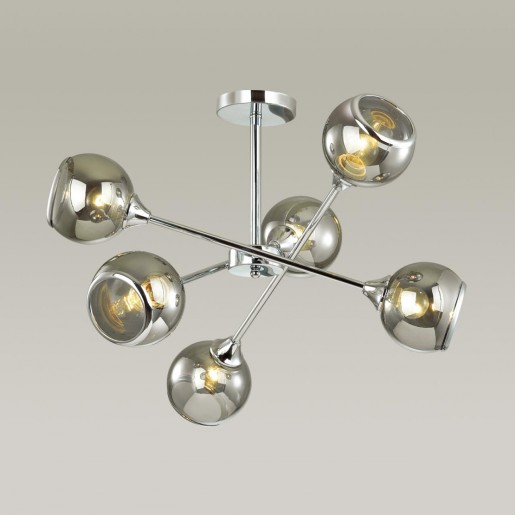 4530/6C COMFI LN21 060 хром Люстра потолочная E27 6*60W 220V SANDRA