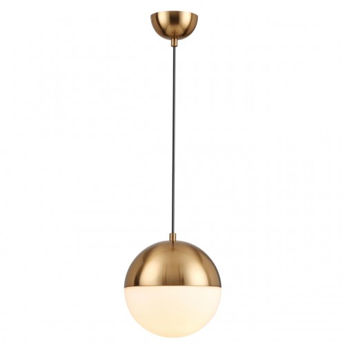4960/1A PENDANT ODL22 243 античн.бронза/металл/белый/стекло Подвес E27 1*40W PINGA