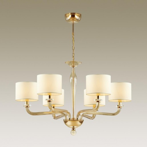 4727/6 ODL20 283 золотой/стекло//кремовый Люстра E14 6*40W 220V VOSTA