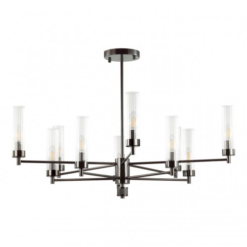 5275/10C CLASSI LN23 черный хром Люстра потолочная E14 10*40W 220V KAMILLA