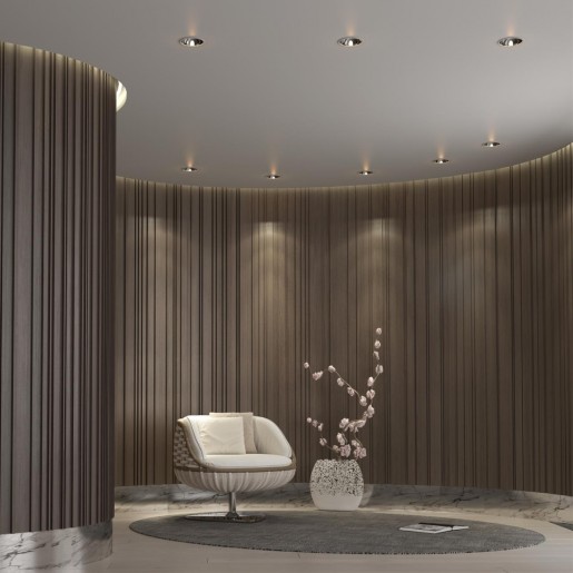 358701 SPOT NT21 207 белый/хром Светильник встраиваемый светодиодный IP20 LED 4000К 40W 100-265V KNOF