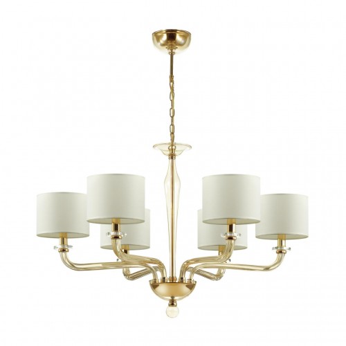 4727/6 ODL20 283 золотой/стекло//кремовый Люстра E14 6*40W 220V VOSTA