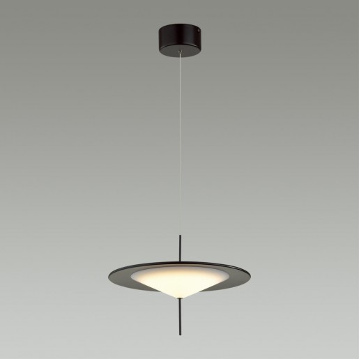 5012/16L L-VISION ODL23 281 черный/белый матовый металл/акрил Подвес LED 16W 3000K STEKA