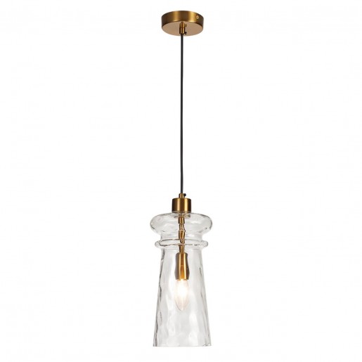 4998/1 MODERN ODL23 300 бронзовый/прозрачный/металл/стекло Подвес E14 1*40W PASTI