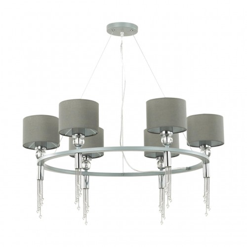 4515/6 NEOCLASSI LN20 хром, серый Люстра E27 6*60W 220V SANTIAGO