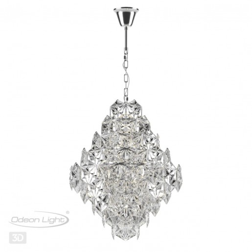 4923/10A MODERN ODL22 325 хром/прозрачный/стекло Люстра E14 10*40W TALERTI