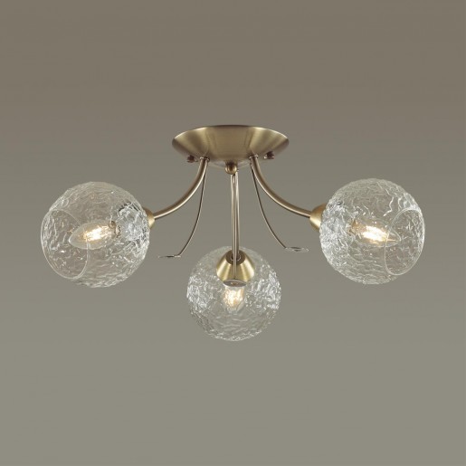 5266/3C COMFI LN23 античная латунь Люстра потолочная E14 3*40W 220V TULA